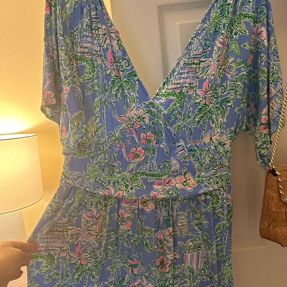EUC Lilly Pulitzer Parigi skirted romper - Picture 6 of 6
